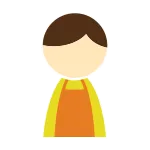 Male Apron Yellow SVG Icon